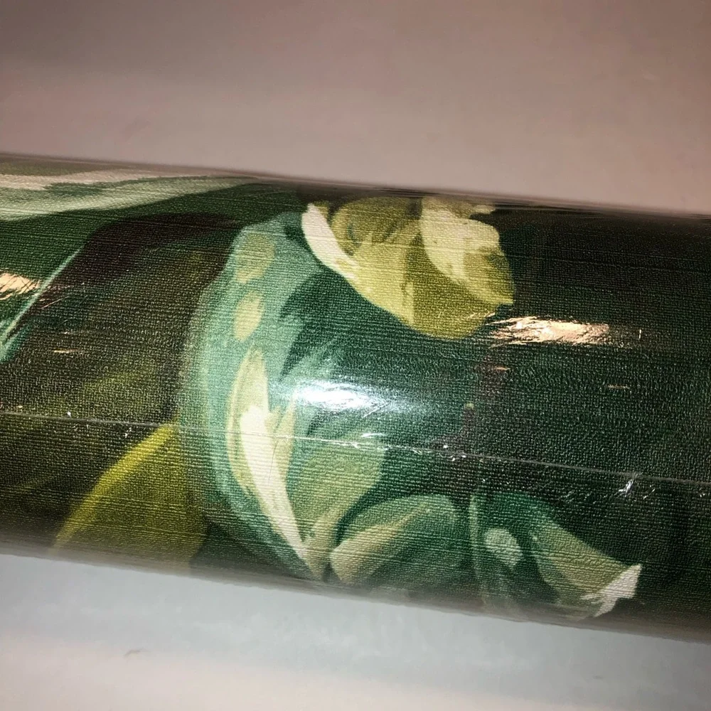 New Anthropologie Carl Robinson Sherbourn Green Magnolia Floral Vinyl Wallpaper